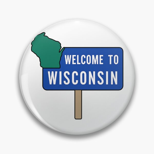 Artikelvorschau, Willkommen im Wisconsin-Straßenschild entworfen und verkauft von BashPIXIE.