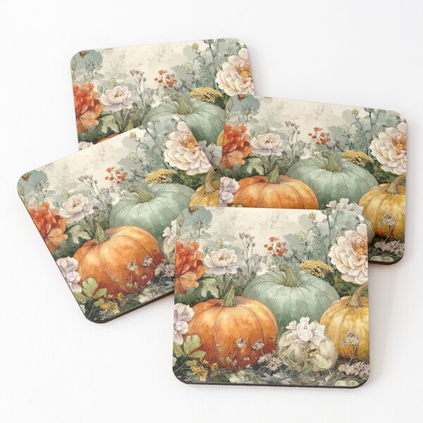 Item preview, Vintage Floral Autumnal Meadowscape pattern designed and sold by scicilysimonee.