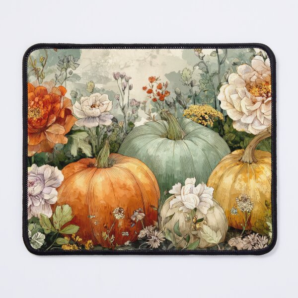 Item preview, Vintage Floral Autumnal Meadowscape pattern designed and sold by scicilysimonee.