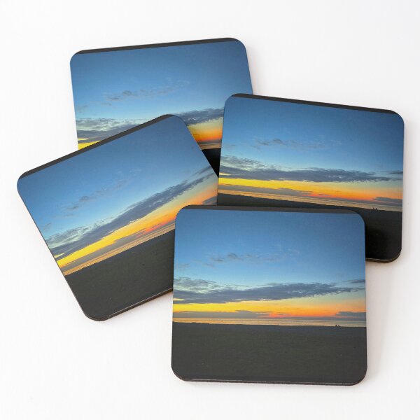 Item preview, Rainbow sunset over lake erie designed and sold by Fairyhorizons.