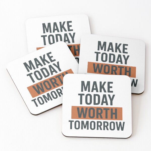 Item preview, Make Today Worth Tomorrow designed and sold by RetroNibylander.