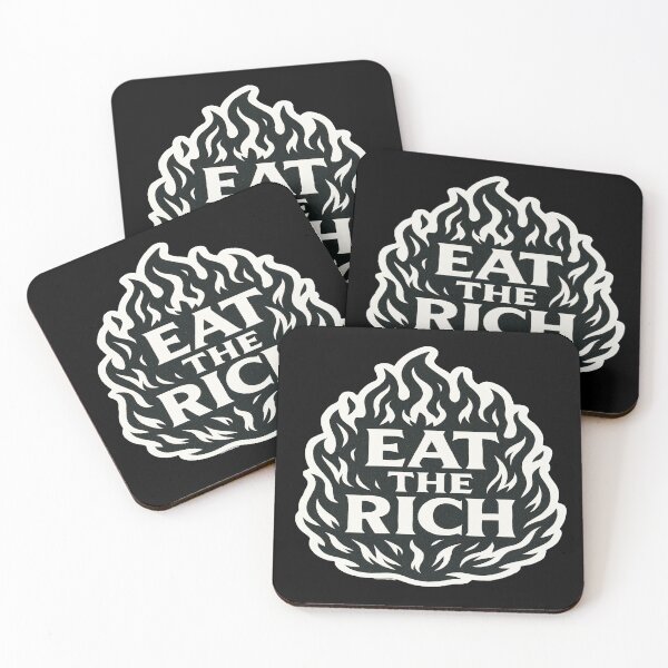 Item preview, Eat The Rich Flames Anti Capitalist Economic Justice designed and sold by Owcomm.