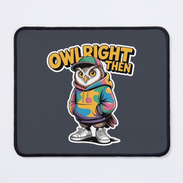 Item preview, Owlright Then – Colorful Cute Owl Streetwear Art designed and sold by HolisticFurArt.
