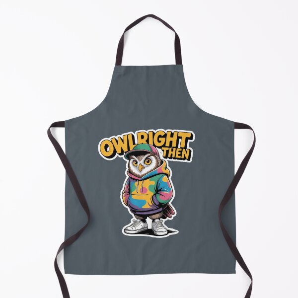 Item preview, Owlright Then – Colorful Cute Owl Streetwear Art designed and sold by HolisticFurArt.