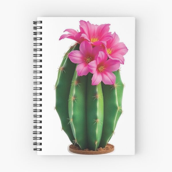 Item preview, A single cactus with vibrant pink flowers designed and sold by AnuNP.