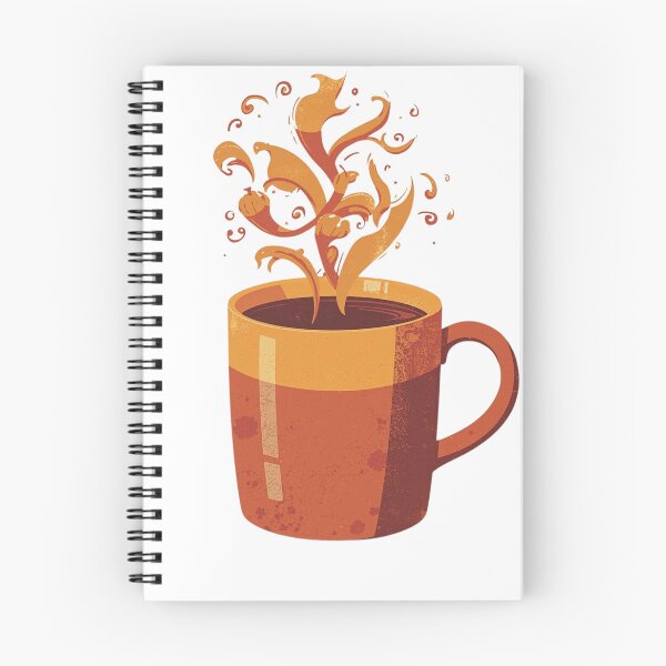 Item preview, Autumn coffee mug with artistic splash designed and sold by ShadyLotl.
