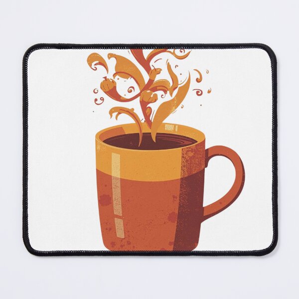 Item preview, Autumn coffee mug with artistic splash designed and sold by ShadyLotl.