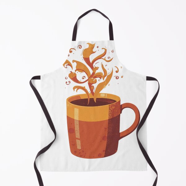 Item preview, Taza de café otoñal con splash artístico designed and sold by ShadyLotl.