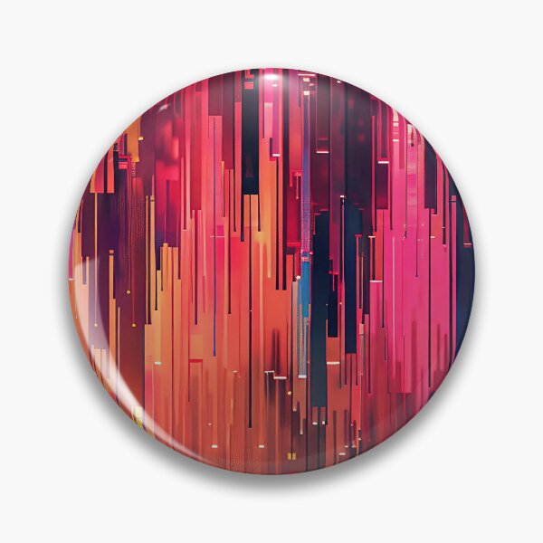 Item preview, Pop Culture Glitch Lines Red, Black, Pink Abstract designed and sold by DEC02.