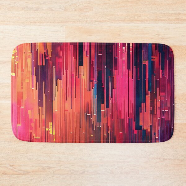 Item preview, Pop Culture Glitch Lines Red, Black, Pink Abstract designed and sold by DEC02.