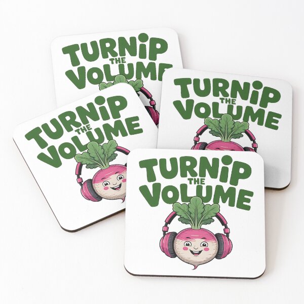 Item preview, Funny Music Veggie Pun, Turnip The Volume  designed and sold by Bliss Find And Design.