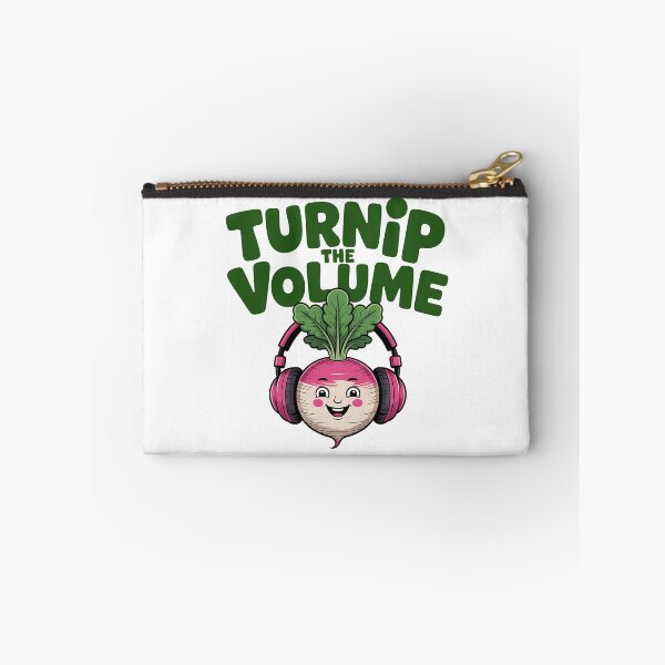 Item preview, Funny Music Veggie Pun, Turnip The Volume  designed and sold by Bliss Find And Design.