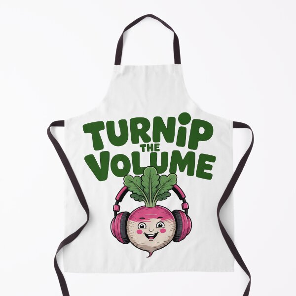 Item preview, Funny Music Veggie Pun, Turnip The Volume  designed and sold by Bliss Find And Design.