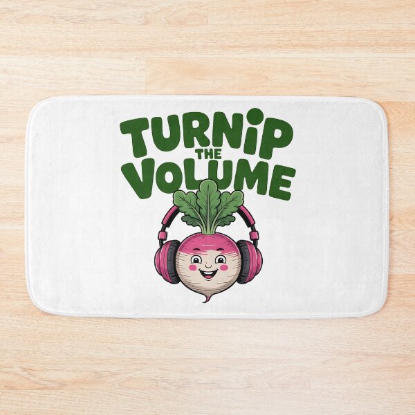 Item preview, Funny Music Veggie Pun, Turnip The Volume  designed and sold by Bliss Find And Design.