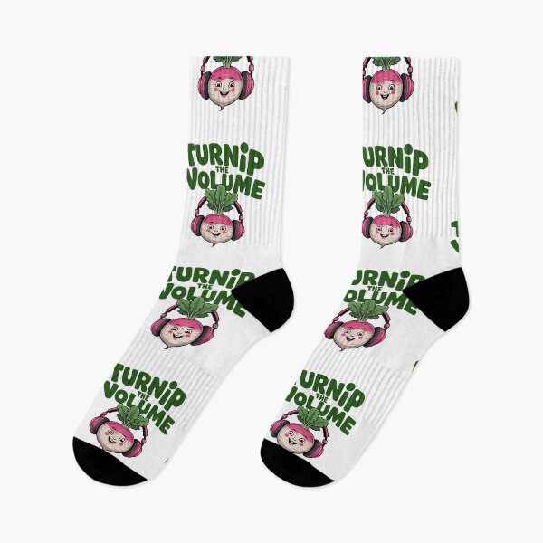 Item preview, Funny Music Veggie Pun, Turnip The Volume  designed and sold by Bliss Find And Design.