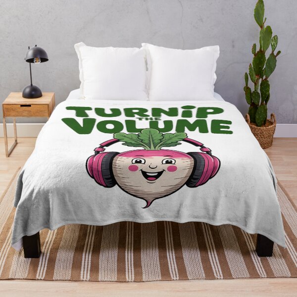 Item preview, Funny Music Veggie Pun, Turnip The Volume  designed and sold by Bliss Find And Design.