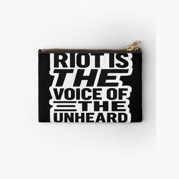 Item preview, Riot Is The Voice Of The Unheard Social Justice Protest designed and sold by Owcomm.