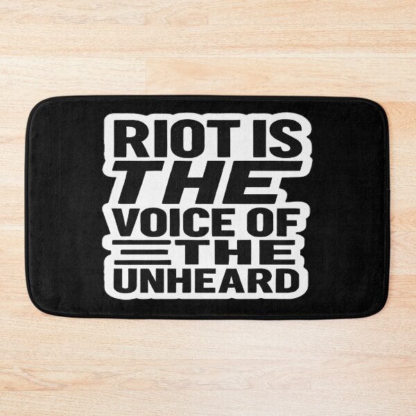 Item preview, Riot Is The Voice Of The Unheard Social Justice Protest designed and sold by Owcomm.