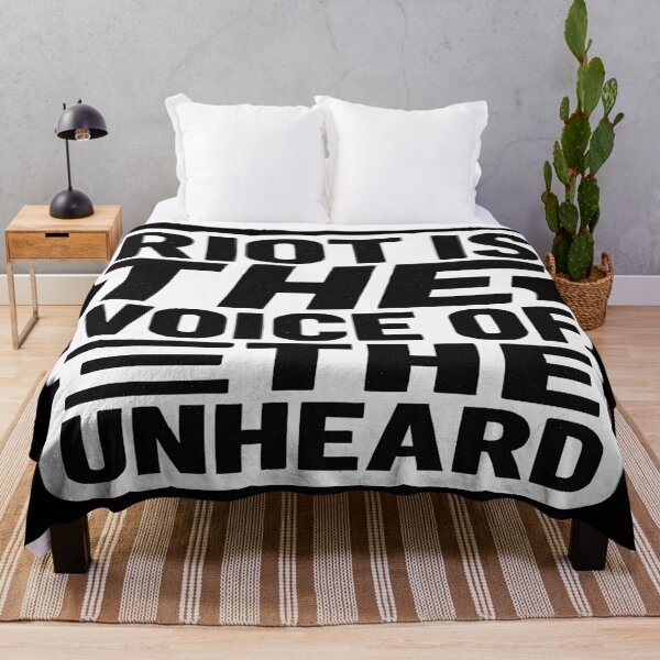 Item preview, Riot Is The Voice Of The Unheard Social Justice Protest designed and sold by Owcomm.