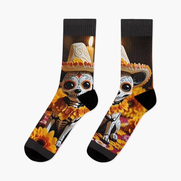 Item preview, Dia Los Muertos Peros: Day of the Dead Dogs designed and sold by ACuriousshoppe.