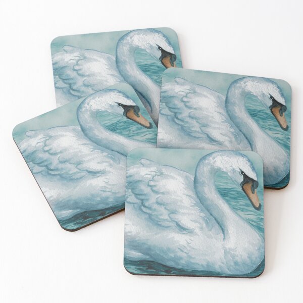 Item preview, Swan in a river designed and sold by mimomihom.
