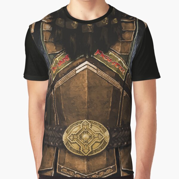 Dungeon Adventurewear: Dwarf Fighter Graphic T-Shirt