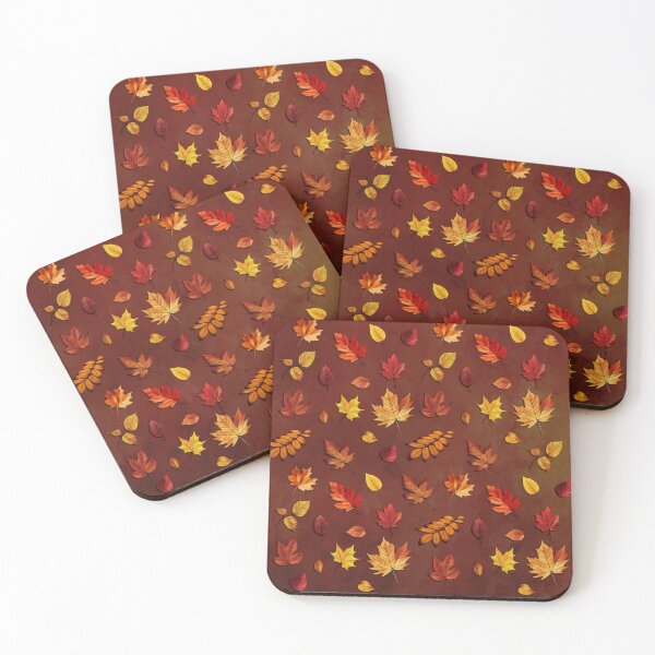 Item preview, Deep Fall Leaves designed and sold by pinkmonkeybird.