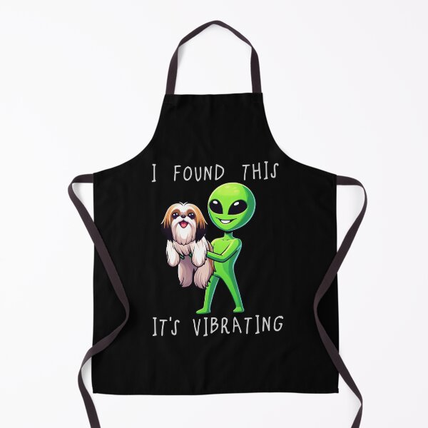 Item preview, Funny Shih Tzu Found This Its Vibrating Mom Dad Kids designed and sold by rafaeltto.