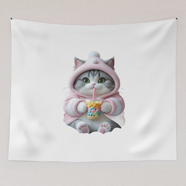 Item preview, cute cat designed and sold by Arty Art.