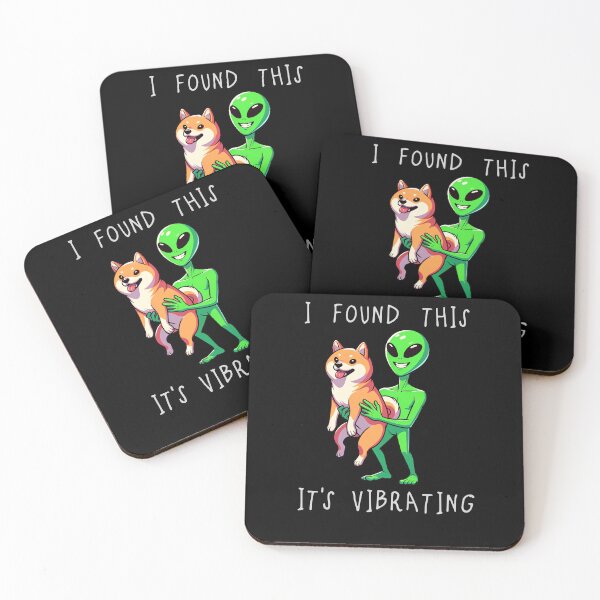 Item preview, Funny Shiba Inu Found This Its Vibrating Mom Dad Kids designed and sold by rafaeltto.