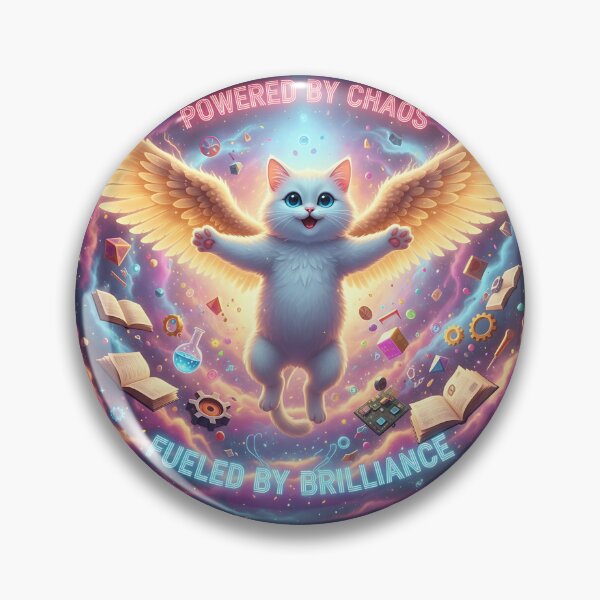 Item preview, Powered by chaos, fueled by brilliance. designed and sold by Hirasol's Digital Arts.