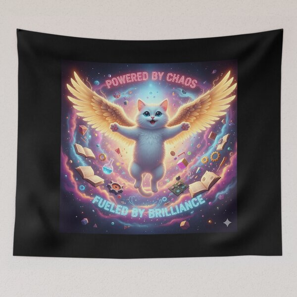 Item preview, Powered by chaos, fueled by brilliance. designed and sold by Hirasol's Digital Arts.