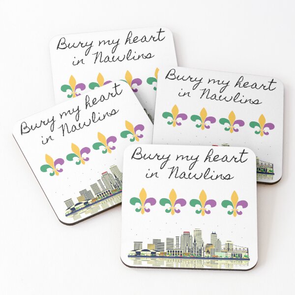 Item preview, Bury My Heart in Nawlins designed and sold by Foxy Candy.
