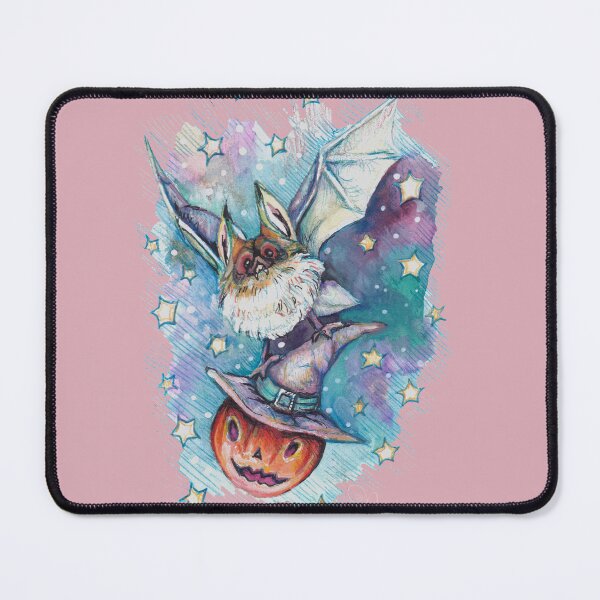 Item preview, Mr Bat the potion Master - dusky pink designed and sold by MeganRoseArt.