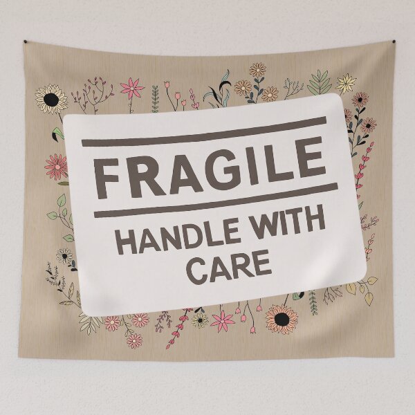 Item preview, Handle With Care designed and sold by pinkmonkeybird.