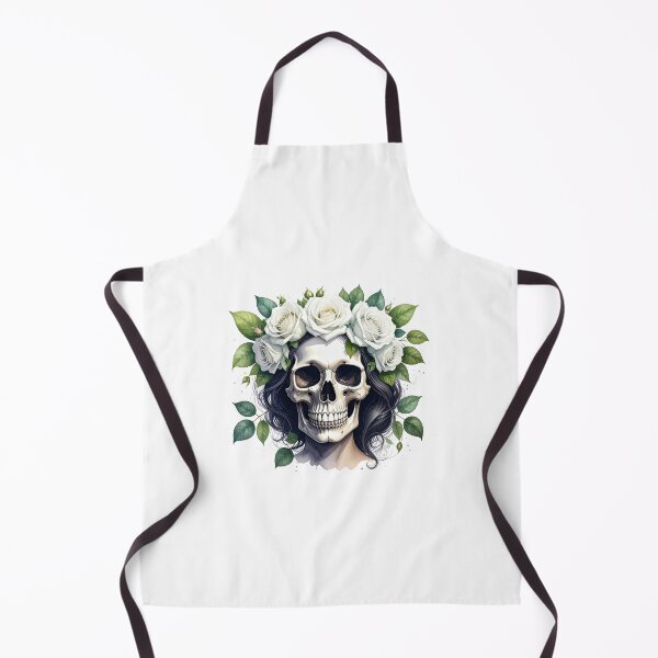 Item preview, SKULL WITH CROWN OF ROSES designed and sold by cubiask.