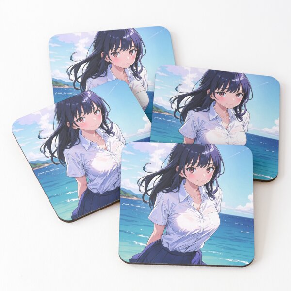 Item preview, Anna Yamada School Uniform Seaside The Dangers Anime designed and sold by Mazghobarts.