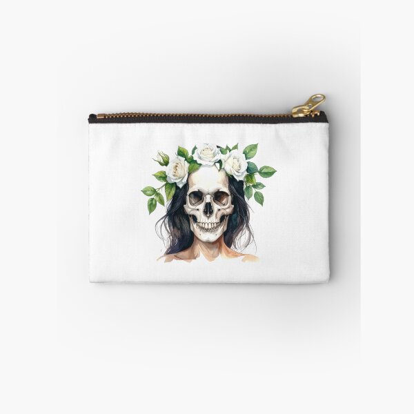 Item preview, SKULL WITH CROWN OF ROSES designed and sold by cubiask.