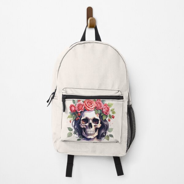Item preview, SKULL WITH CROWN OF ROSES designed and sold by cubiask.