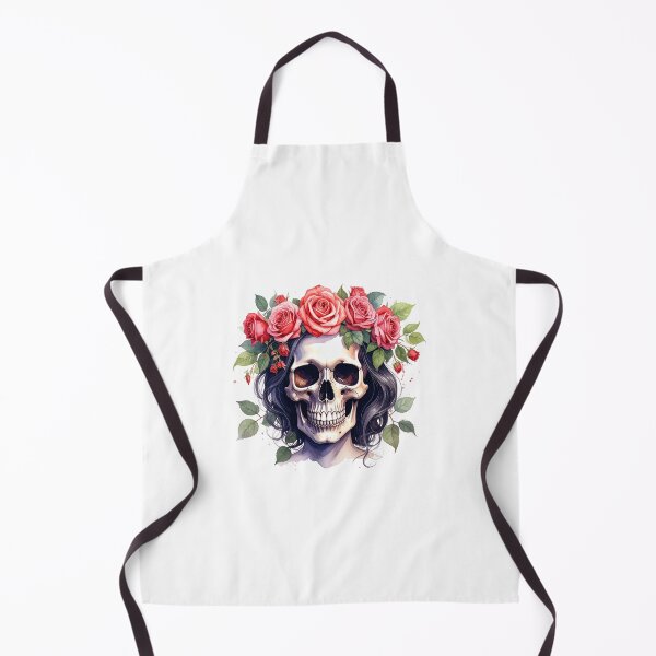 Item preview, SKULL WITH CROWN OF ROSES designed and sold by cubiask.
