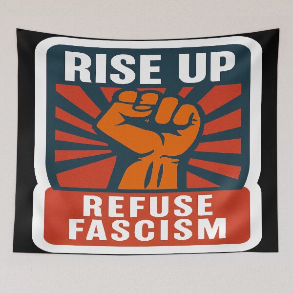 Item preview, Rise Up Refuse Fascism Anti Authoritarian Activism designed and sold by Owcomm.