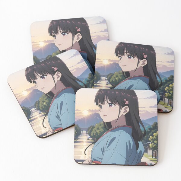 Item preview, Miyo Saimori My Happy Marriage Sunset Yukata Waifu Anime designed and sold by Mazghobarts.