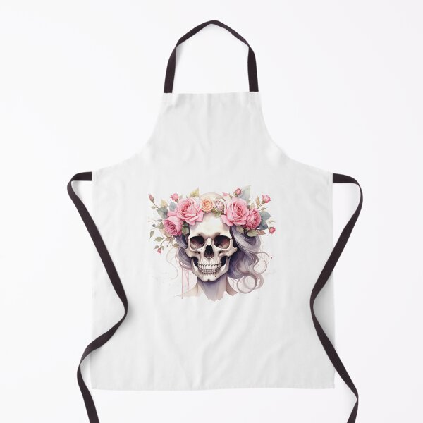 Item preview, SKULL WITH CROWN OF ROSES designed and sold by cubiask.