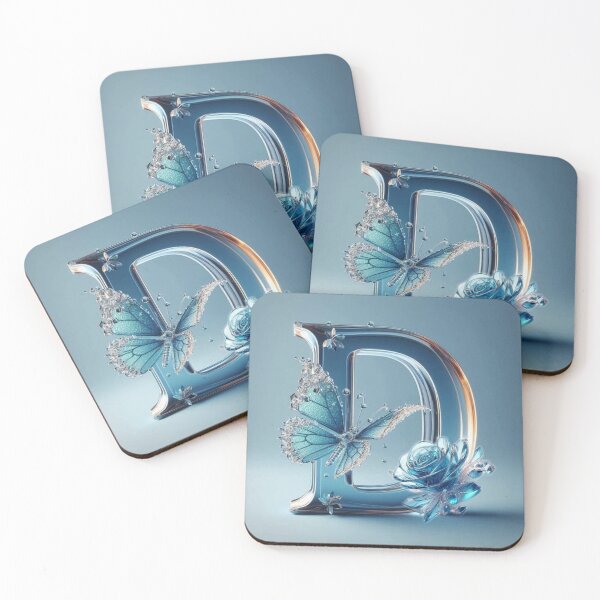 Item preview, Beautiful “D” – Elegant Monogram Design designed and sold by Aisha Creates.