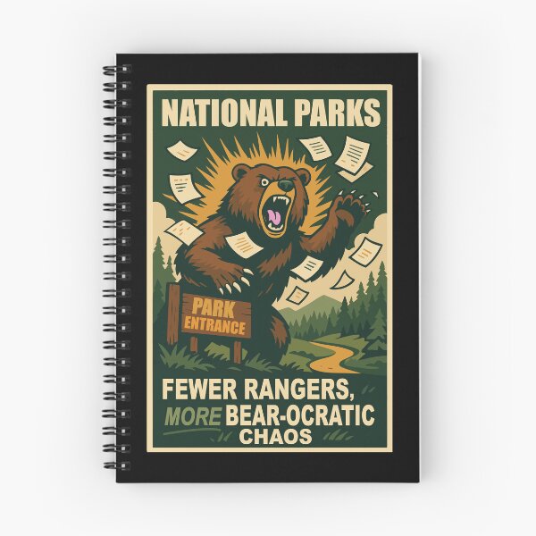 Item preview, National Parks Fewer Rangers More bear-ocratic chaos designed and sold by Occasicons.