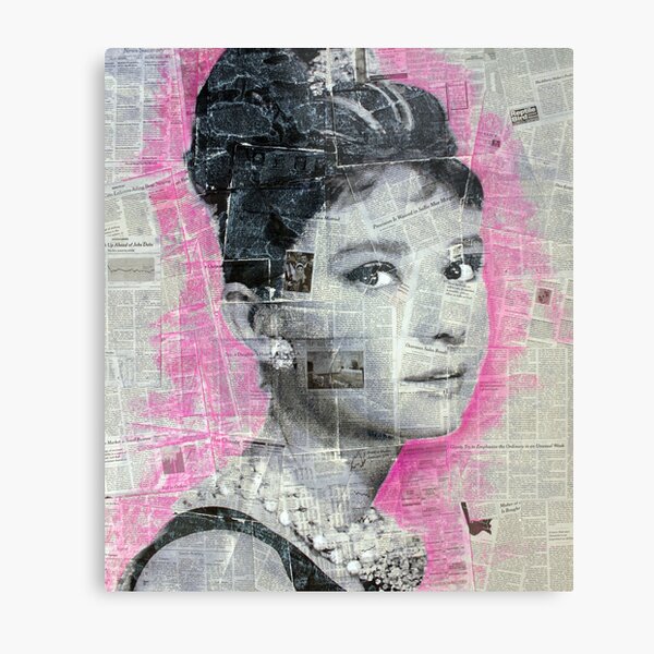 Audrey Metal Print