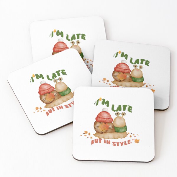 Item preview, “Fall Snail Sweatshirt – ‘I’m Late But in Style’ Autumn Crewneck designed and sold by clickandmagic.