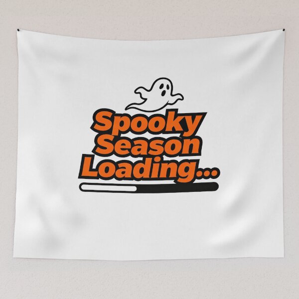 Item preview, Spooky Season Loading... Retro Ghost Vibes Await! designed and sold by Clothesbest.