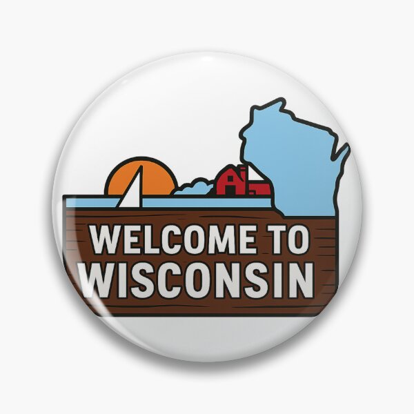 Artikelvorschau, Willkommen im Wisconsin-Straßenschild entworfen und verkauft von BashPIXIE.