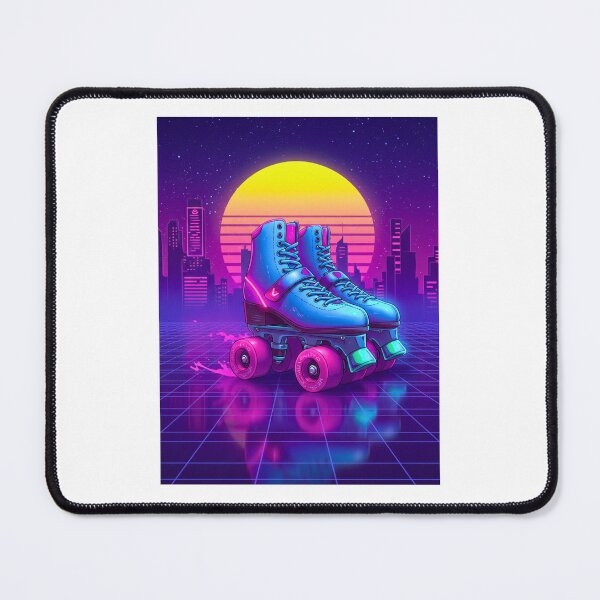 Item preview, Bright retro roller skate design designed and sold by FitEnvy.